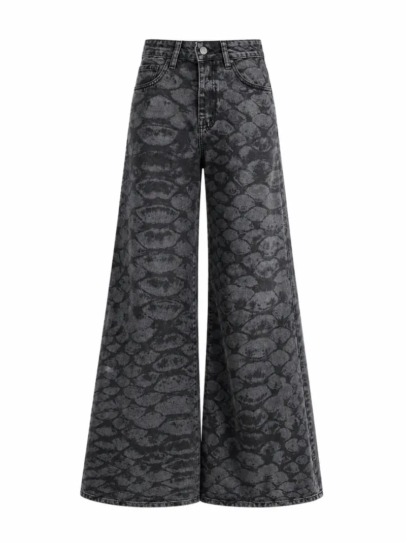 DENIM CROC BLACK