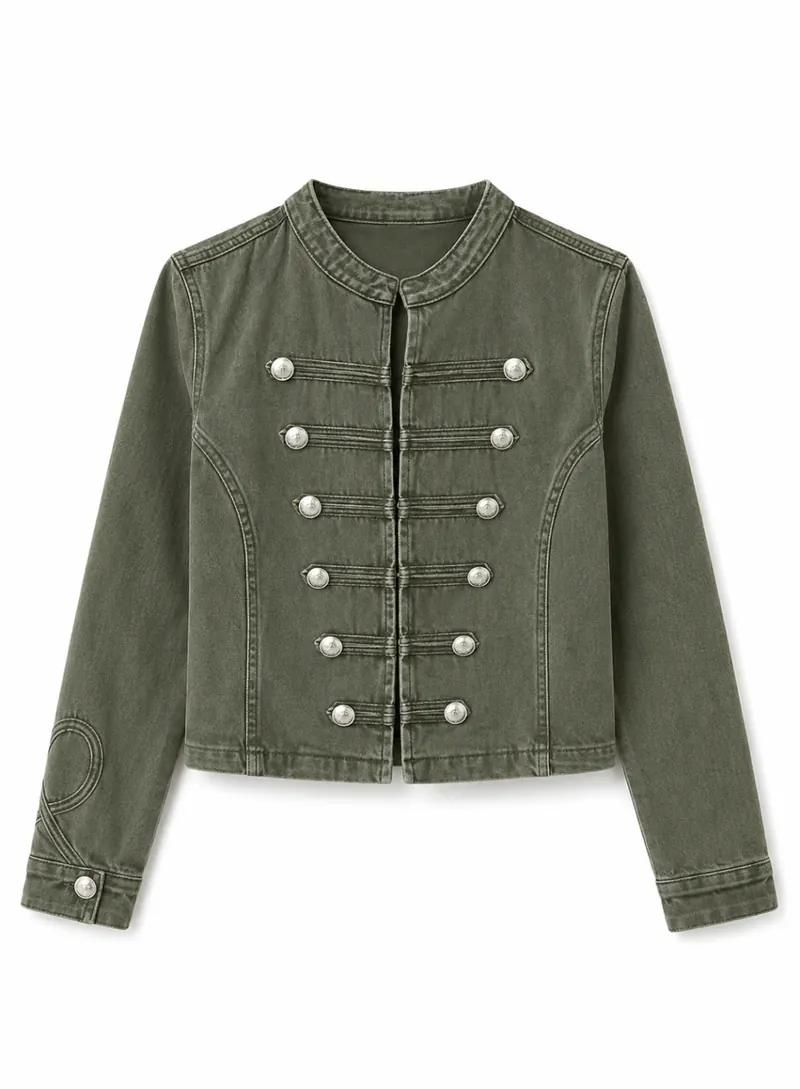JACKET NAPOLEÓN GREEN DENIM