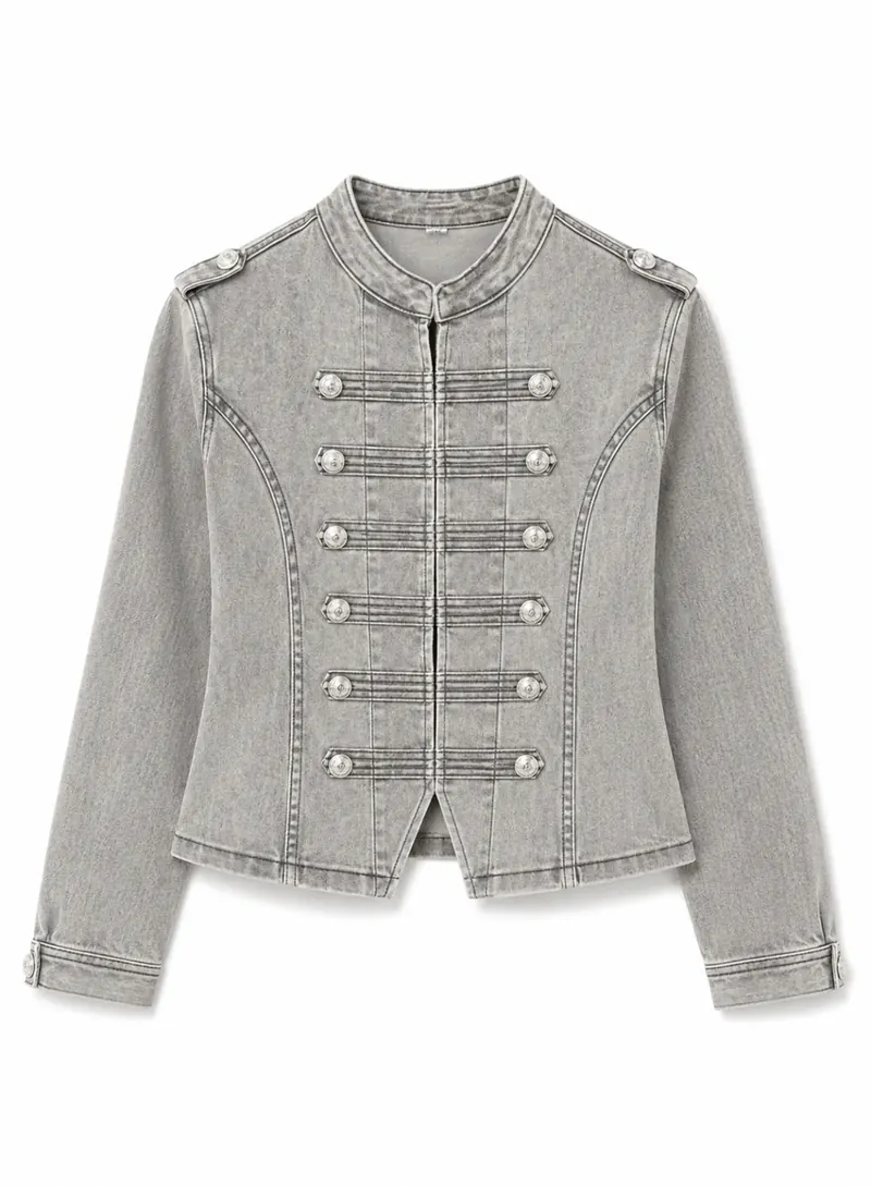 JACKET NAPOLEÓN GREY DENIM